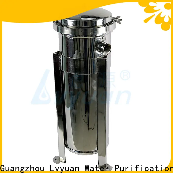 Lvyuan best ss filter housing with fin end cap for food and beverage 1