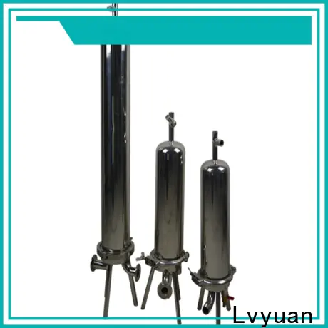 Lvyuan porous ss bag filter housing rod for sea water treatment 1