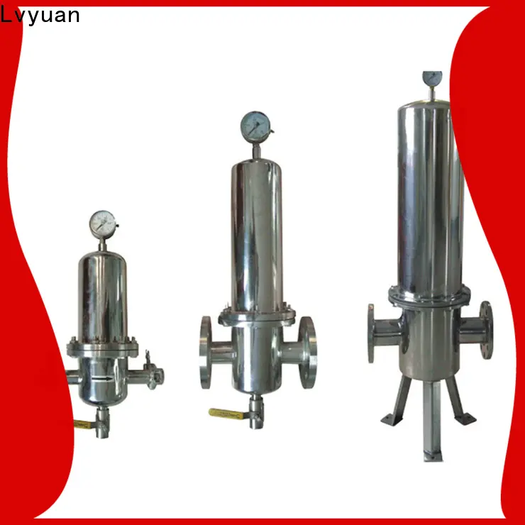 Lvyuan porous ss filter housing manufacturer for food and beverage 1