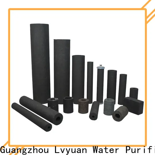Lvyuan activated carbon sintered stainless steel filter rod for sea water desalination 1