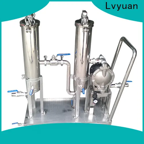 Lvyuan efficient stainless filter housing with fin end cap for sea water treatment 1