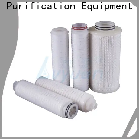 Lvyuan pvdf pleated water filter cartridge supplier for organic solvents 1
