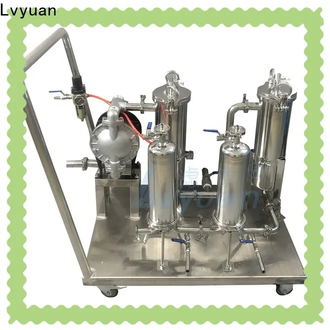 porous stainless steel cartridge filter housing with core for sea water desalination 1