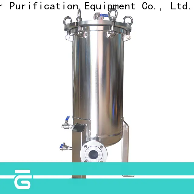Lvyuan professional ss filter housing with fin end cap for food and beverage 1