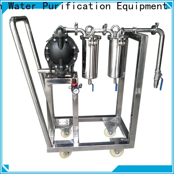 efficient stainless water filter housing with fin end cap for food and beverage 1