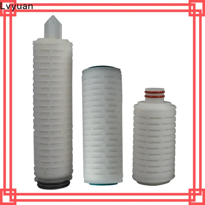 Lvyuan ptfe pleated water filter cartridge supplier for diagnostics 1