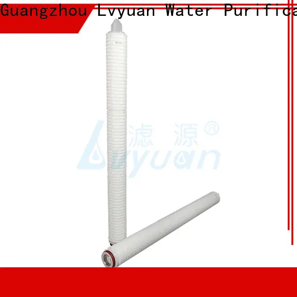 Lvyuan pes pleated filter element with stainless steel for sea water desalination 1