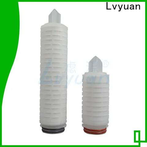 Lvyuan pleated filter with stainless steel for liquids sterile filtration1 1