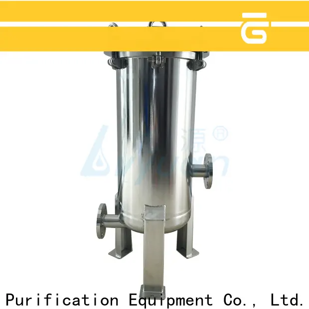 high end stainless steel bag filter housing with fin end cap for sea water desalination 1