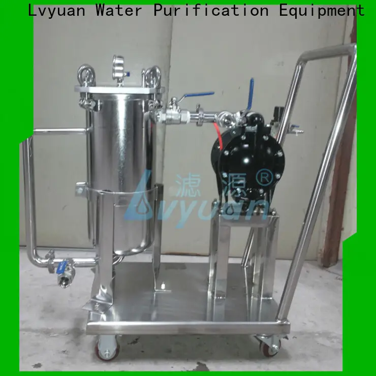 Lvyuan ss bag filter housing with fin end cap for industry1 1