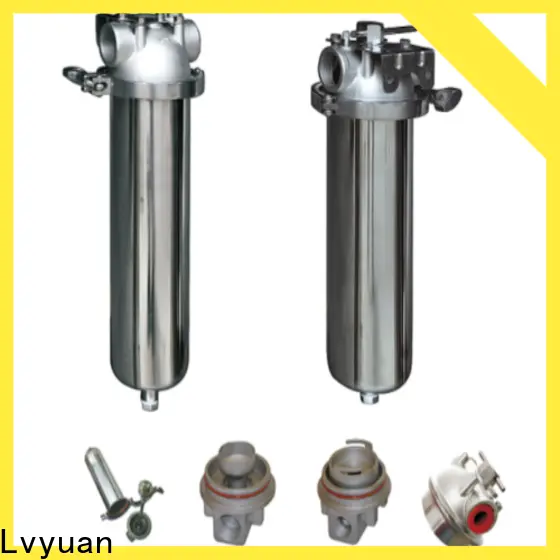 Lvyuan stainless filter housing with fin end cap for food and beverage1 1