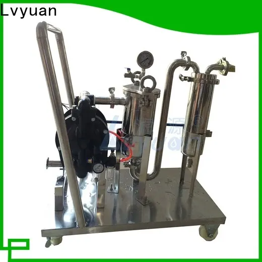 Lvyuan stainless steel bag filter housing with fin end cap for sea water desalination1 1