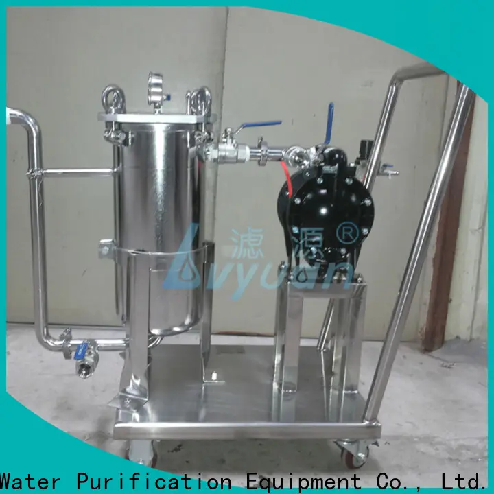 Lvyuan efficient ss cartridge filter housing rod for food and beverage 1