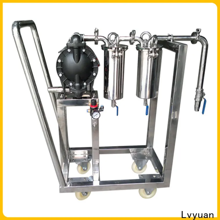 Lvyuan titanium ss filter housing manufacturers with fin end cap for oil fuel 1