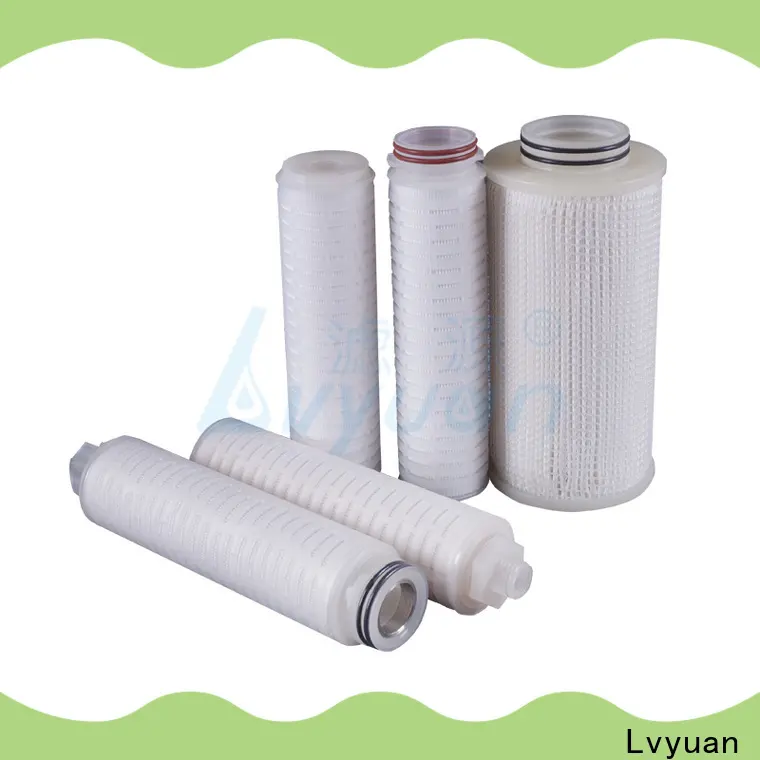Lvyuan pleated water filter cartridge manufacturer for organic solvents 1