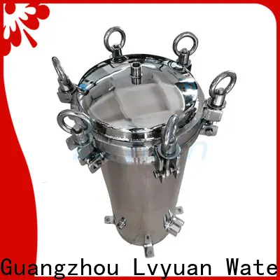 Lvyuan stainless steel cartridge filter housing with fin end cap for sea water treatment 1