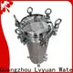 Lvyuan stainless steel cartridge filter housing with fin end cap for sea water treatment 1