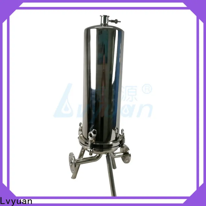 porous stainless steel bag filter housing with core for sea water desalination 1