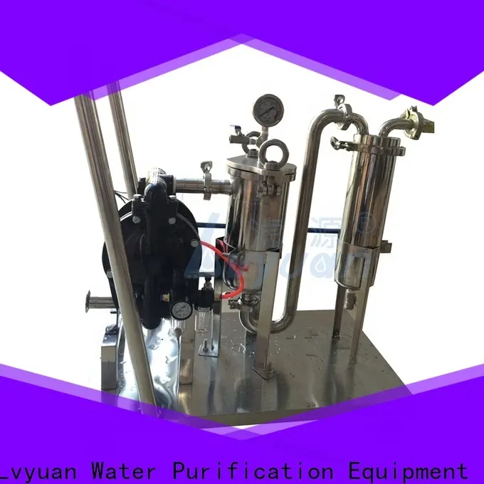 Lvyuan stainless steel cartridge filter housing with fin end cap for sea water treatment1 1