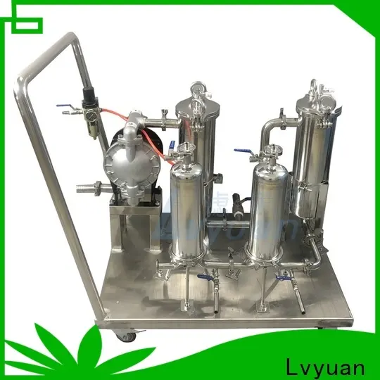 Lvyuan porous stainless steel cartridge filter housing manufacturer for oil fuel 1