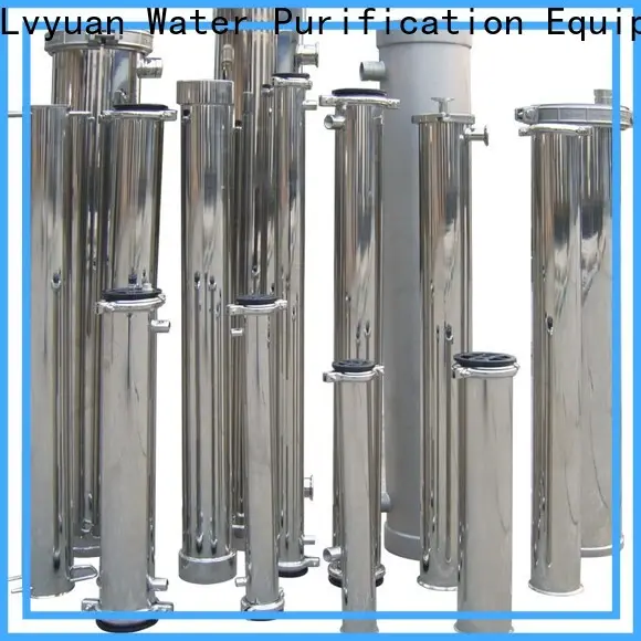 Lvyuan professional ss bag filter housing with fin end cap for sea water desalination 1