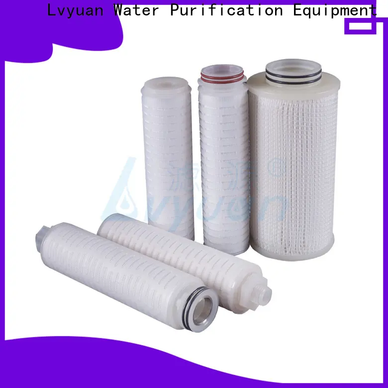 Lvyuan pleated filter cartridge with stainless steel for food and beverage 1