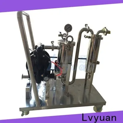 Lvyuan efficient ss bag filter housing with core for food and beverage 1