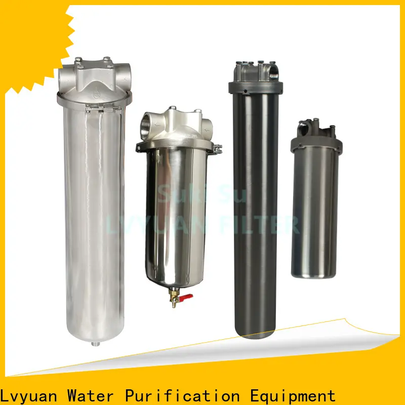 efficient stainless steel cartridge filter housing rod for sea water desalination 1