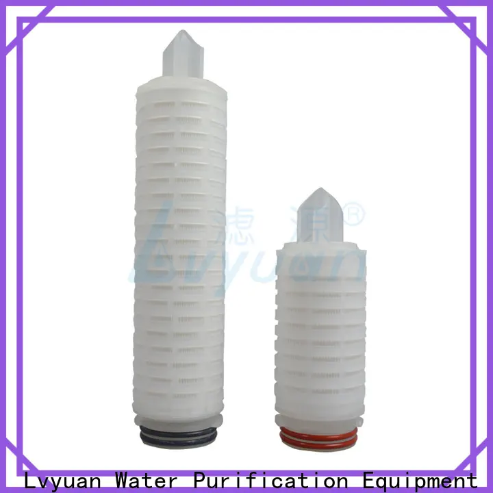 Lvyuan pleated filter cartridge with stainless steel for sea water desalination 1
