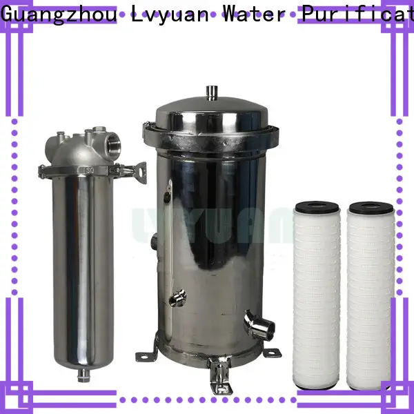 Lvyuan efficient stainless steel filter housing manufacturers with core for sea water treatment 1