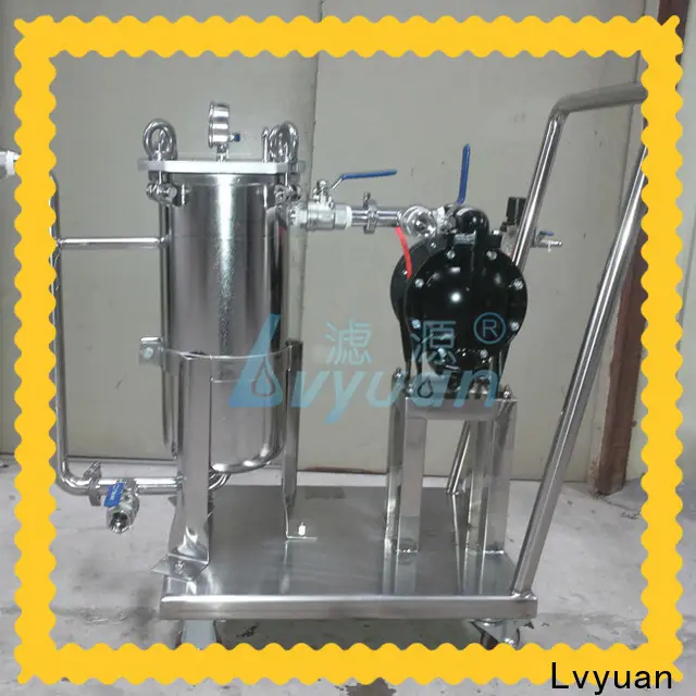 Lvyuan stainless steel water filter housing with fin end cap for industry1 1