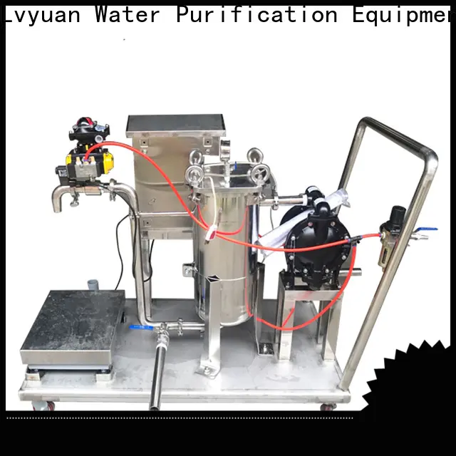 Lvyuan stainless steel cartridge filter housing with fin end cap for sea water treatment2 1