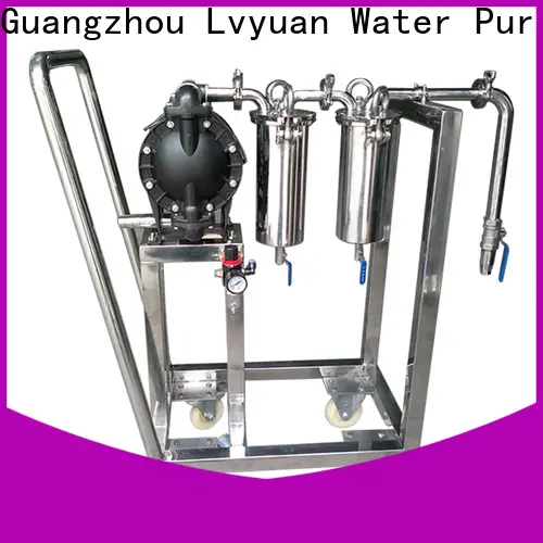 Lvyuan efficient stainless filter housing with fin end cap for food and beverage 1