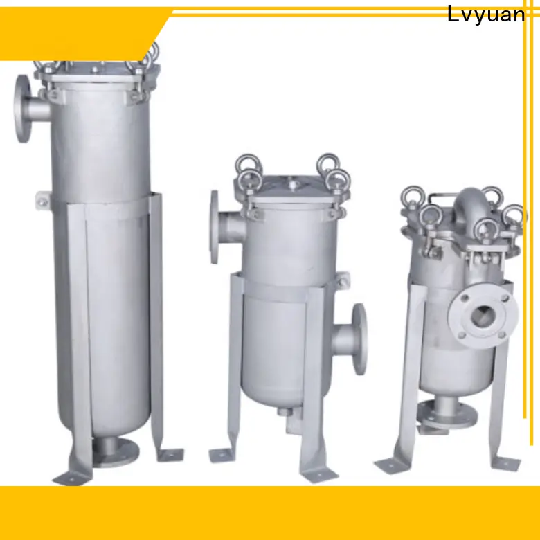Lvyuan titanium stainless water filter housing with fin end cap for oil fuel2 1