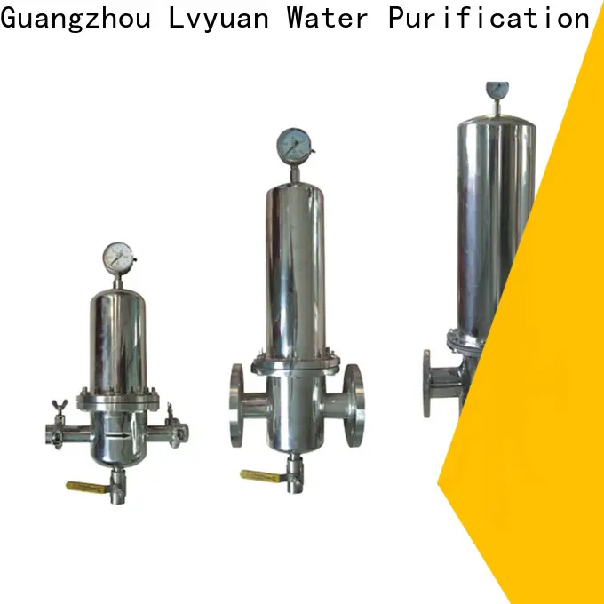 Lvyuan stainless steel bag filter housing with fin end cap for oil fuel 1