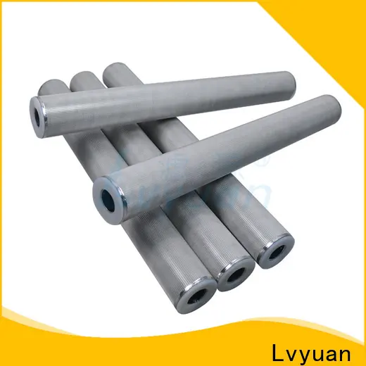 Lvyuan activated carbon sintered metal filters suppliers rod for food and beverage 1