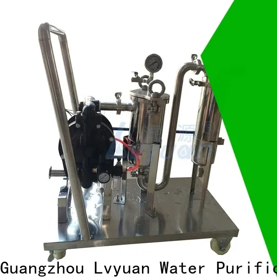 Lvyuan high end ss filter housing with fin end cap for sea water desalination 1