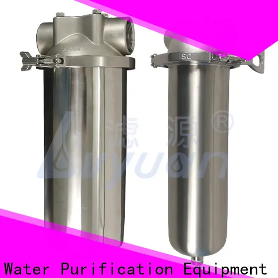 efficient stainless water filter housing with fin end cap for oil fuel1 1
