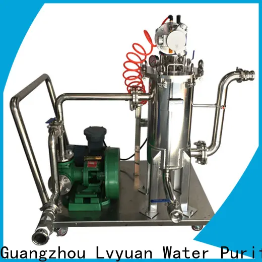 Lvyuan high end ss cartridge filter housing manufacturer for sea water treatment 1