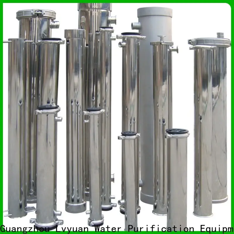 Lvyuan efficient stainless steel water filter housing with core for industry 1