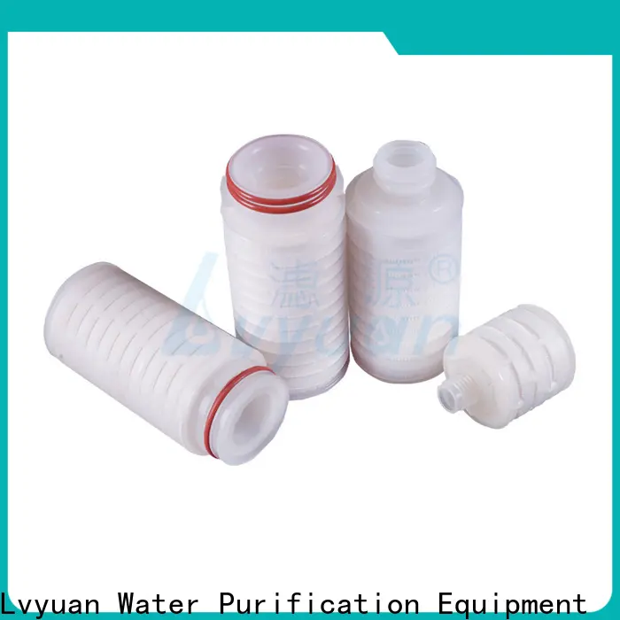 Lvyuan nylon pleated water filters with stainless steel for sea water desalination 1