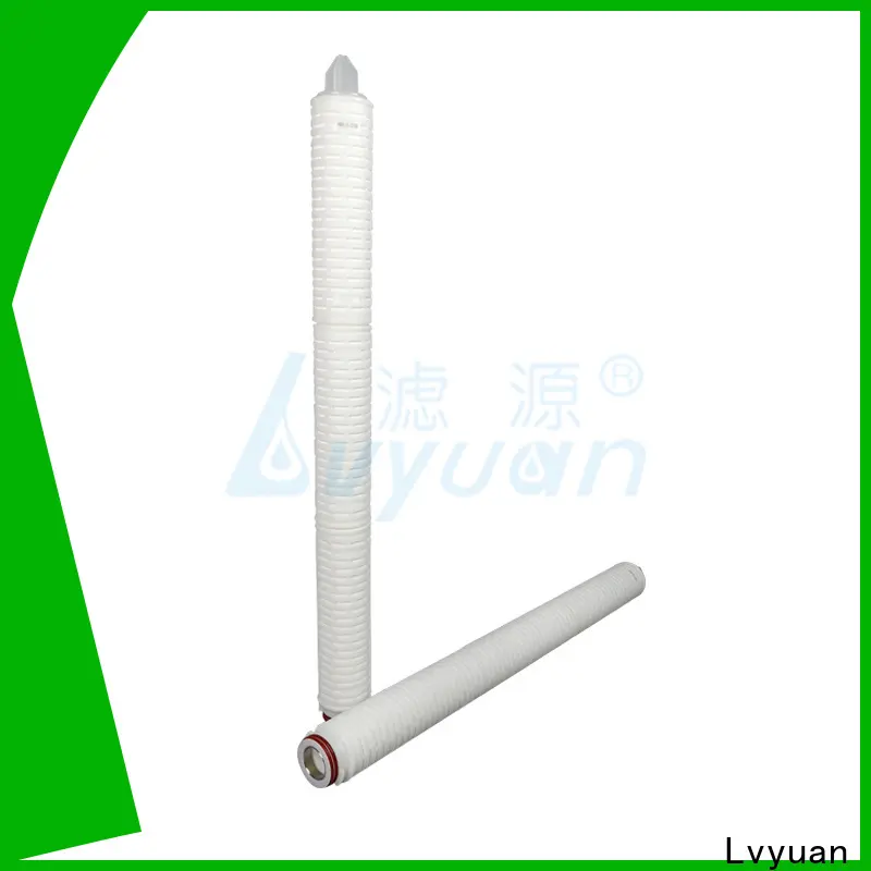 pes pleated filter manufacturers with stainless steel for liquids sterile filtration 1