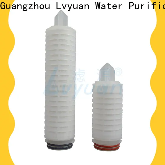 pvdf pleated filter cartridge suppliers manufacturer for liquids sterile filtration 1