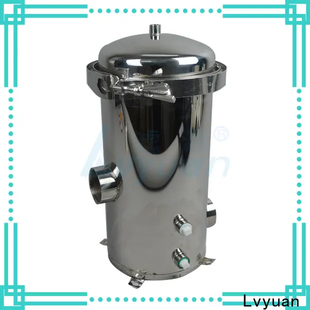 Lvyuan stainless steel cartridge filter housing manufacturer for sea water treatment 1