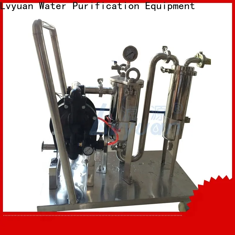 Lvyuan stainless steel cartridge filter housing manufacturer for food and beverage 1