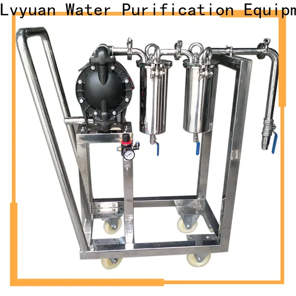 Lvyuan stainless filter housing with fin end cap for sea water desalination 1