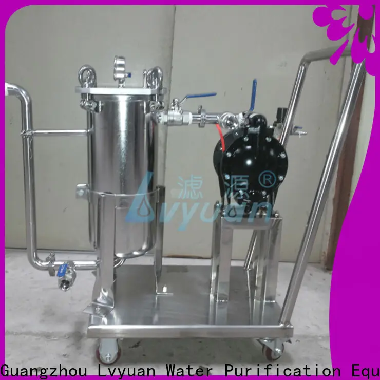 Lvyuan professional ss cartridge filter housing rod for sea water treatment 1