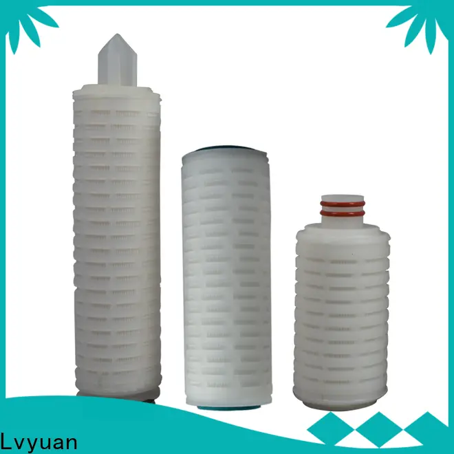 pvdf pleated water filter cartridge replacement for liquids sterile filtration 1