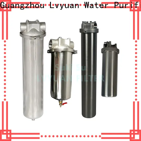 Lvyuan efficient stainless steel water filter housing manufacturer for food and beverage 1