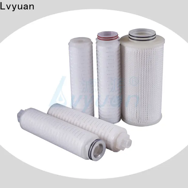 Lvyuan pleated filter cartridge suppliers replacement for liquids sterile filtration 1